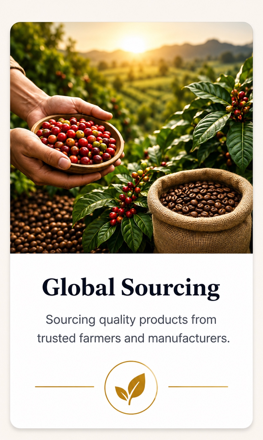 Global sourcing