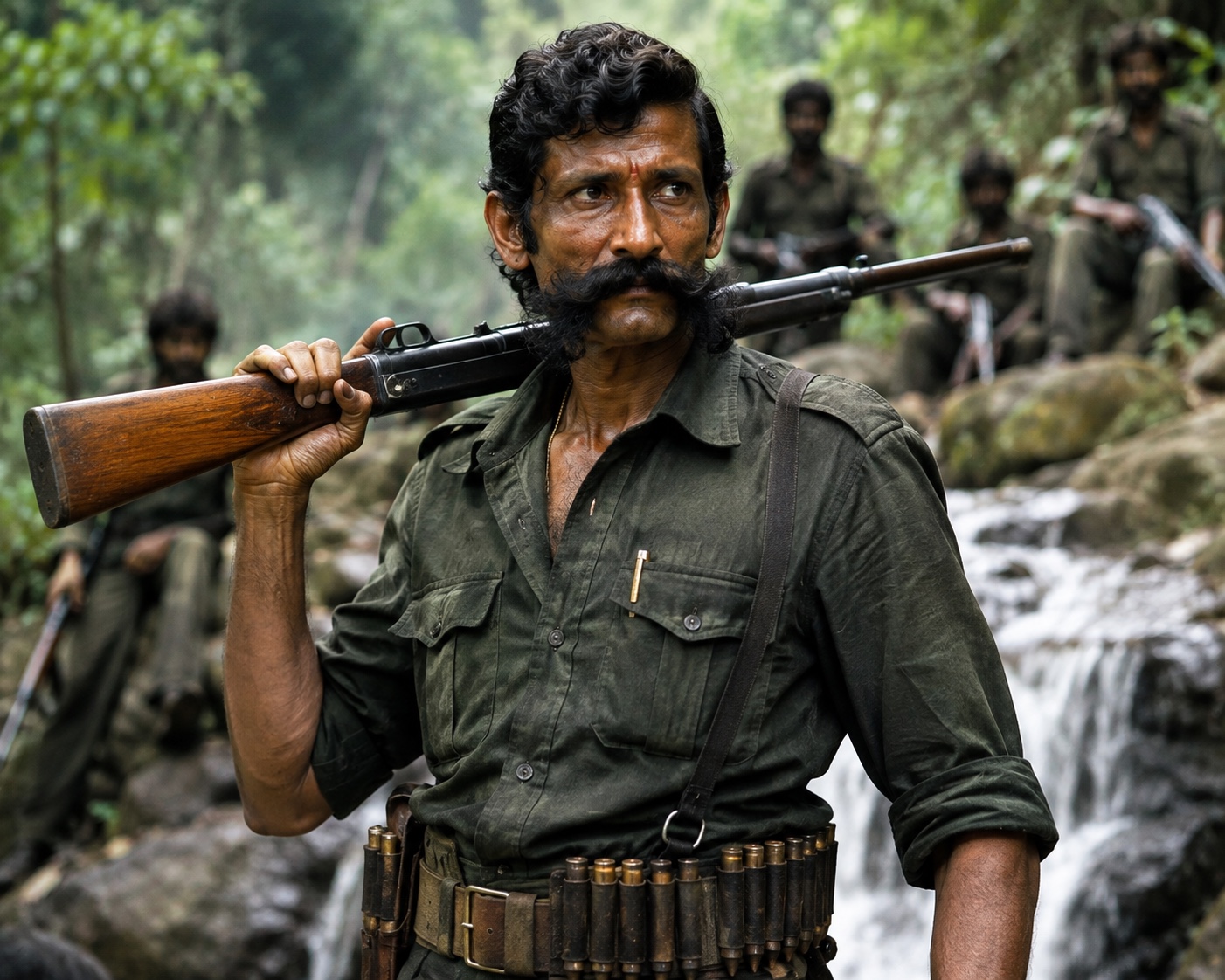 வீரப்பன் | Veerappan — artistic brave depiction